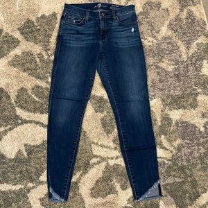 7 For All Man Kind skinny jeans size 25